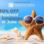 50% off polarized rx sunglasses in june ad