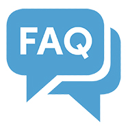 Blue FAQ Icon