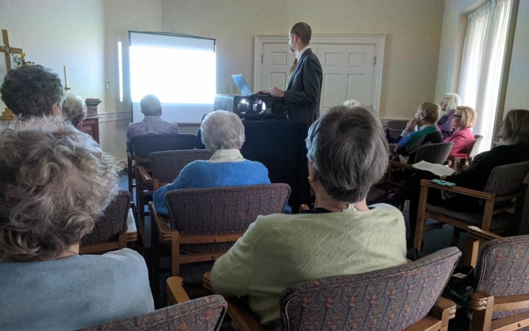 Low Vision Group Talk at Cedarfield