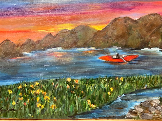 Painted by Karen Roodman - VEI Artist of the Month May 2021