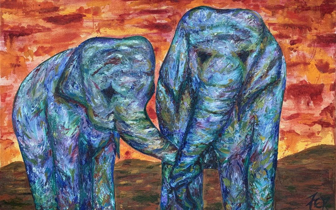 August 2021 Artist of the Month - Faith Rowland, Painting