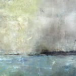 Impressionist painting of harbor